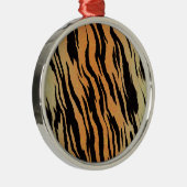 tijgerpatroon metalen ornament (Rechts)