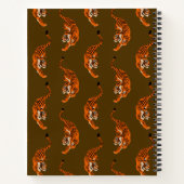 tijgerpatroon notitieboek (Achterkant)