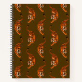 tijgerpatroon notitieboek (Voorkant)
