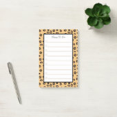 Tijgerpatroon Persoonlijke Dingen Om Te Doen Post-it® Notes (Kantoor)