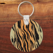 tijgerpatroon sleutelhanger (Voorkant)