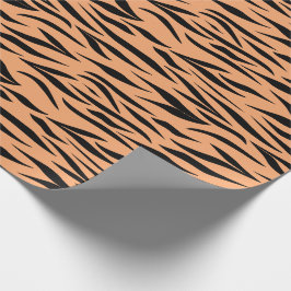 Tijgerpatroon voor Moederdag Gift Sweet Seamless Cadeaupapier