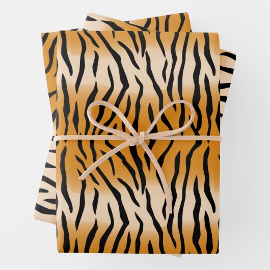 Tijgerpatroonplaten Inpakpapier Vel (In situ)