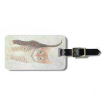 Tijgerpoes Bagage Label