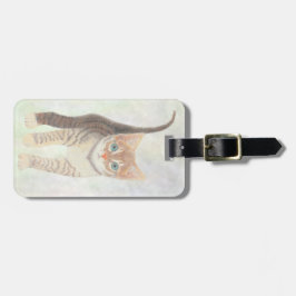 Tijgerpoes Bagage Label