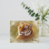 Tijgerpostkaart Briefkaart (Staand voorkant)