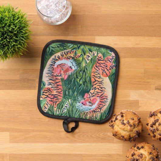 Tijgerpothouder Pannenlap (Top down)