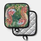 Tijgerpothouder Pannenlap (Voorkant / Achterkant)