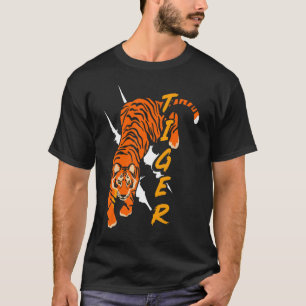 Tijgerpredator Wildlife Wilderness Big Cat Safari T-shirt