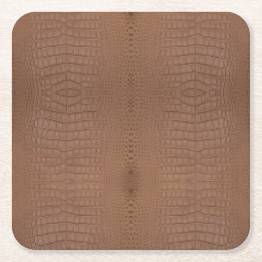 Tijgerprint Alligator Textuurprint Kartonnen Onderzetters (Voorkant)