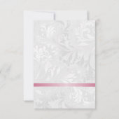 Tijgerprint & Damasceense Verjaardag Kaart (Achterkant)
