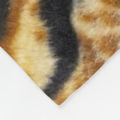 TIJGERPRINT FLEECE DEKEN (Hoek)