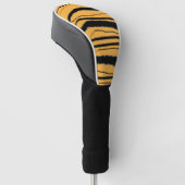 Tijgerprint golfheadcover (Schuin)