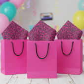 Tijgerprint in miniatuur roze tl-kleur tissuepapier
