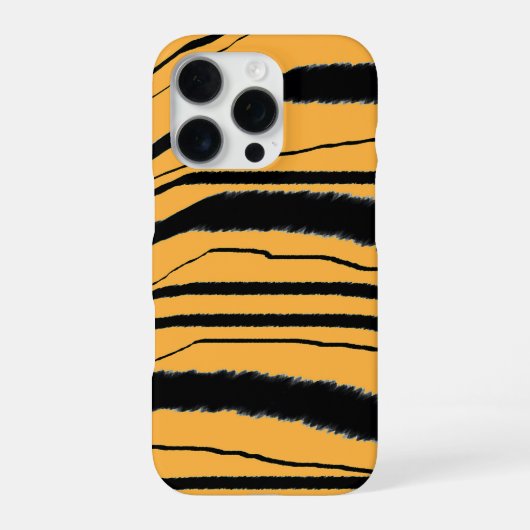 Tijgerprint iPhone hoesje (Achterkant)
