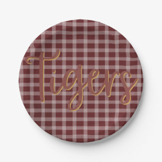 Tijgerprint Papieren Bord Preppy