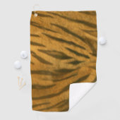 Tijgerprint Upload je eigen foto aangepaste afbeel Golfhanddoek (Insitu)