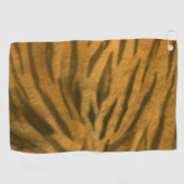 Tijgerprint Upload je eigen foto aangepaste afbeel Golfhanddoek (Horizontaal)