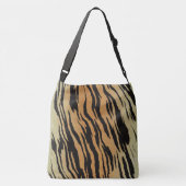 Tijgerprinttas Crossbody Tas (Achterkant)