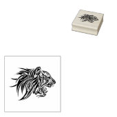 Tijgerprofiel Rubberstempel (Gestempeld)