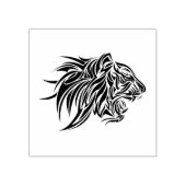 Tijgerprofiel Rubberstempel (Afrduk)