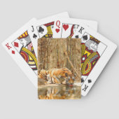 Tijgerreflectie Pokerkaarten (Achterkant)