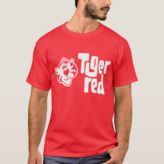 Tijgerrood T-shirt (Voorkant)