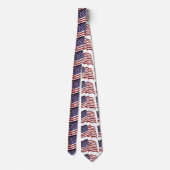 Tijgerrood wit & blauw stropdas (Achterkant)
