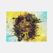 Tijgers 3A Fleece Deken (Voorkant (Horizontaal))