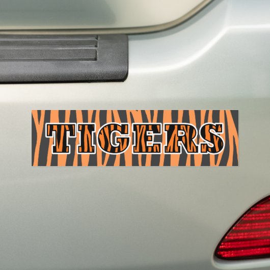Tijgers Bumpersticker (Op auto)