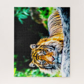 Tijgers Grote Katachtigen. Legpuzzel (Verticaal)
