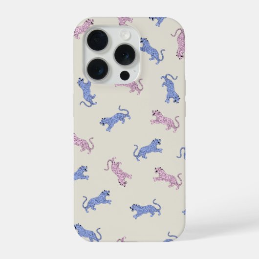 Tijgers in de Crème iPhone Hoesje (Achterkant)