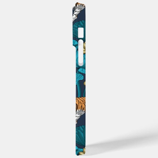 Tijgers in de gele lotusvijver Case-Mate iPhone case (Achterkant / Links)
