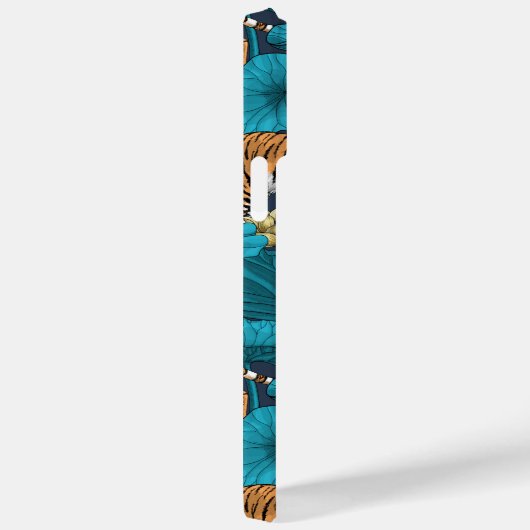 Tijgers in de gele lotusvijver Case-Mate iPhone case (Achterkant / Rechts)