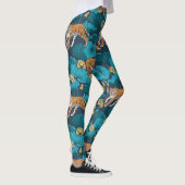 Tijgers in de gele lotusvijver leggings (Rechts)