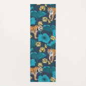 Tijgers in de gele lotusvijver yogamat (Achterkant)