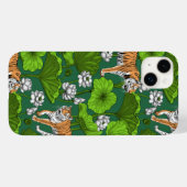 Tijgers in de witte lotusvijver Case-Mate iPhone case (Achterkant (horizontaal))