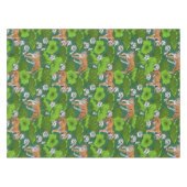 Tijgers in de witte lotusvijver tafelkleed (Voorkant (Horizontaal))