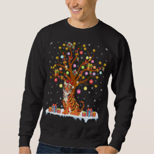 Tijgers met hoge kerstbomen - kersttaart met hoge trui