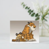 Tijgers op een Briefkaart (Staand voorkant)