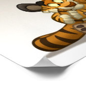 Tijgers op een Poster (Hoek)