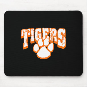 Tijgers School Spirit Mascotte Terug naar school O Muismat