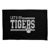 Tijgers School Sportnaam Retro Kussensloop (Voorkant)