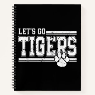 Tijgers School Sportnaam Retro Notitieboek