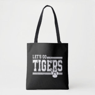 Tijgers School Sportnaam Retro Tote Bag