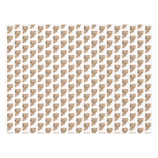 Tijgers - tafelkleed (Voorkant (Horizontaal))