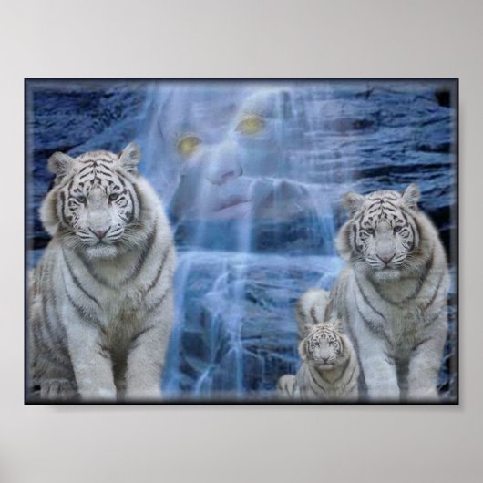 tijgers terugtrekken poster (Voorkant)