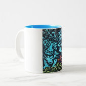 tijgers tweekleurige koffiemok (Voorkant links)