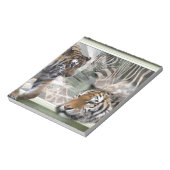 Tijgers, Zebra, Giraffe, primitief Oerwoud Notitieblok (Linkerzijde)