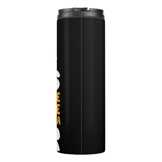 Tijgers zijn Geweldige. Ik ben Geweldige, dus ik b Thermosbeker (Achterkant)